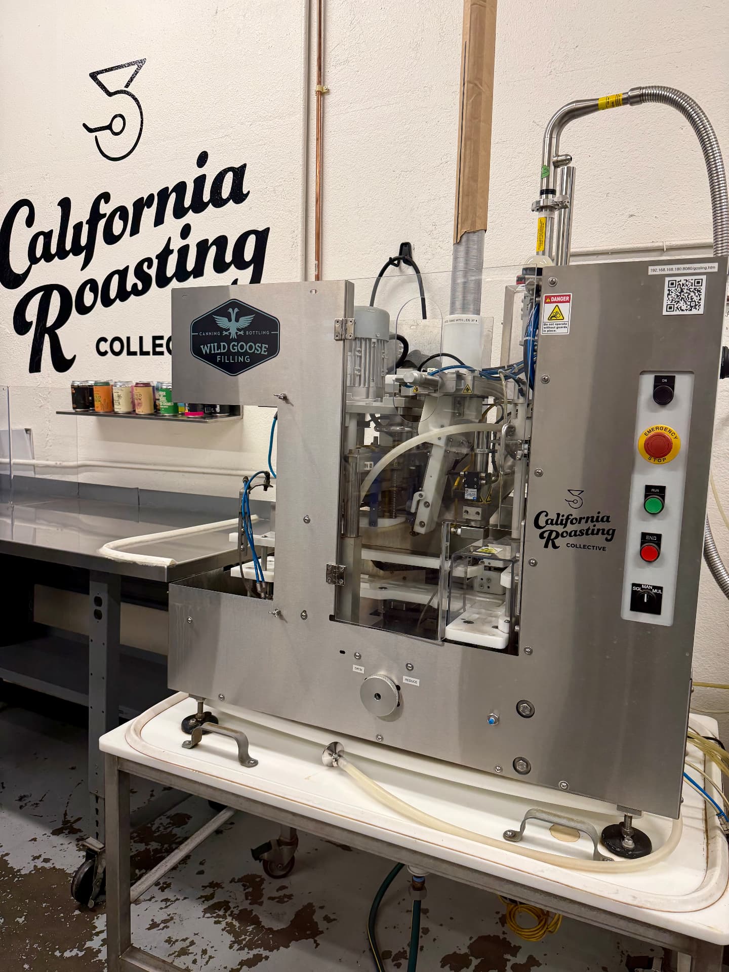the CRC Wild Goose Gosling cold brew canner, actual photograph
